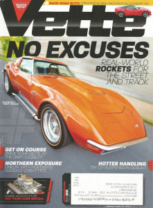 VETTE 2013 MAY - 2X4 INSTALL, HOT ZR1, C3 SUSPENSION, LS5 C3, HOT C2